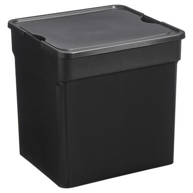 Opbergbox Met Deksel Zwart 32 Liter product