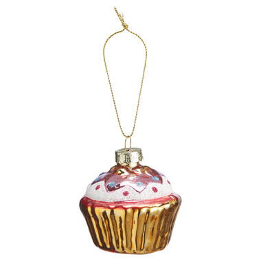 Ornament Cupcake Roze product