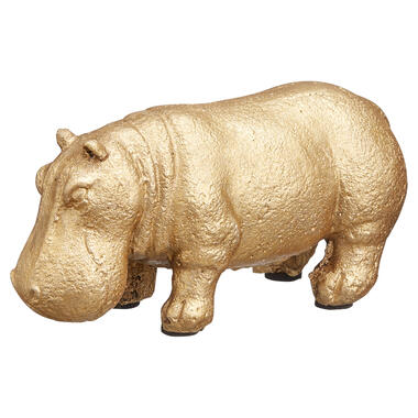 Beeld Nijlpaard Goud product