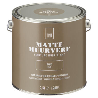 Muurverf Mat Kaki 2.5 l product