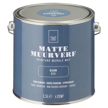 Muurverf Mat Blauw 2.5 l product