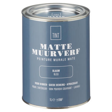 Muurverf Mat Blauw - 1 l product