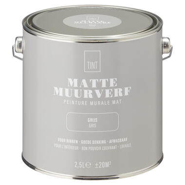 Muurverf Mat Grijs 2.5 l product