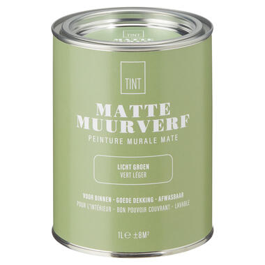 Muurverf Mat Licht Groen - 1 l product