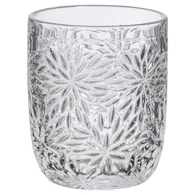 Drinkglas Carved Flower Transparant product