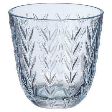 Drinkglas Visgraat Blauw product