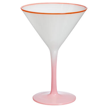 Martini Glas Roze/Wit product