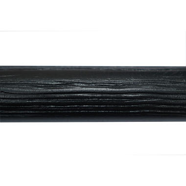 Gordijnroede 200cm Zwart Hout Ø28mm product