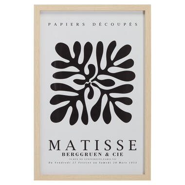 Poster Matisse Zwart product
