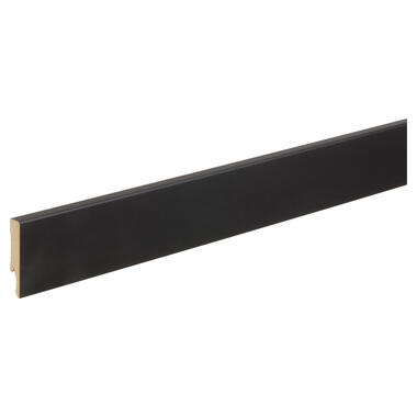 Plakplint MDF Zwart 7,5 x 240 cm 240x7,5 cm product