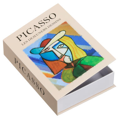 Opbergboek Picasso Multicolor 16x23x5 cm 16x23 cm product