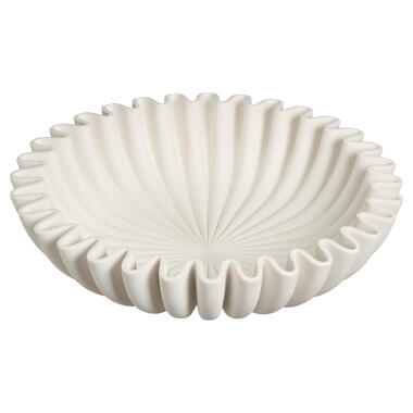 Decoratieschaal Wave Wit ⌀30,5 cm ø 30 cm product