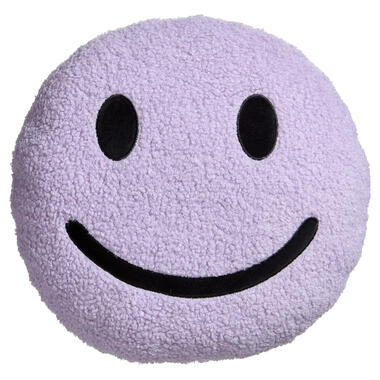 Kussen Smiley Lila Ø35 cm ø 35 cm product