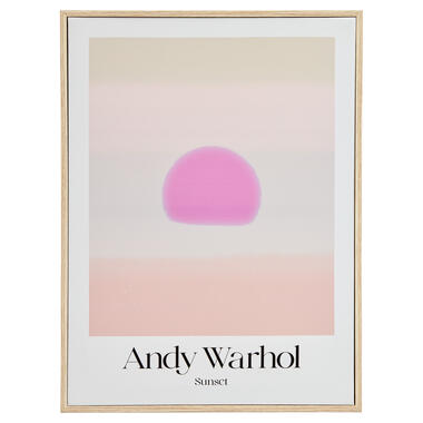 Canvas Schilderij Andy Warhol Zand 45x60 cm product