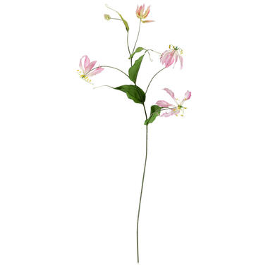 Kunstbloem Klimlelie Roze product