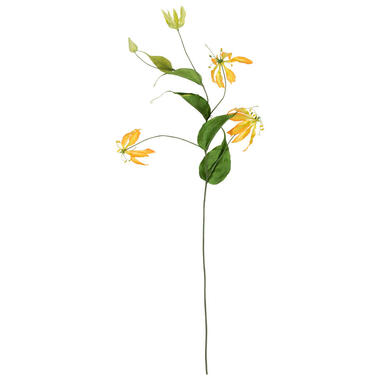 Kunstbloem Klimlelie Geel product