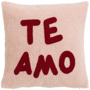 Kussen Te Amo Roze 45x45 cm product