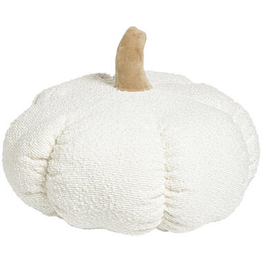 Kussen Pompoen Boucle Wit product