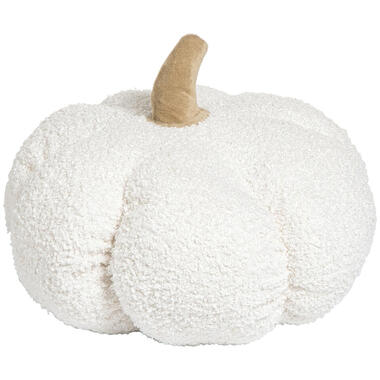 Kussen Pompoen Teddy Wit product