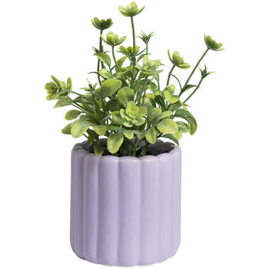 Kunstplant In Pot Freland Paars product