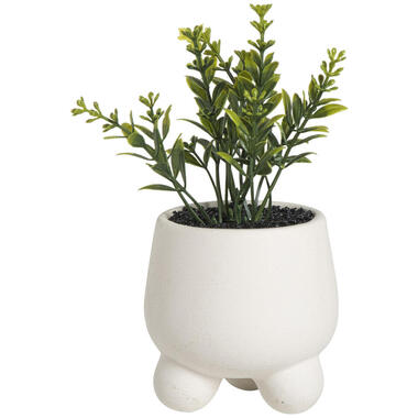 Kunstplant In Pot Fraize Wit product