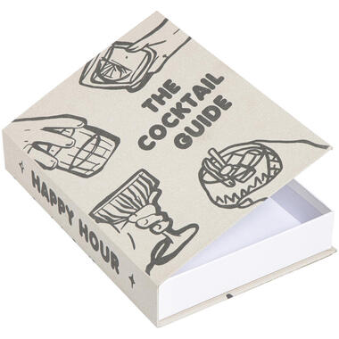 Opbergboek Cocktail Guide 21x30x5 cm product