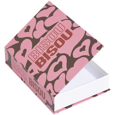 Opbergboek Bisou 16x23x5 cm product