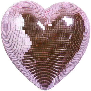Wanddecoratie Disco Hart - 25cm product
