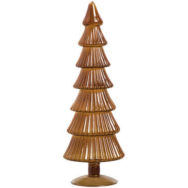 Kerstboom Glas Terra - 37 cm Oranje product