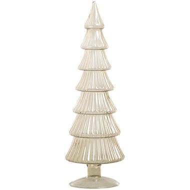 Glazen Kerstboom Beige - 37 cm product