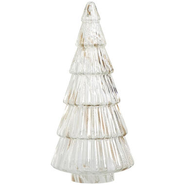Glazen Kerstboom Tortoise Beige - 29 cm product