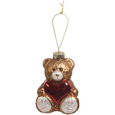 Ornament Teddybeer Hart Bruin product