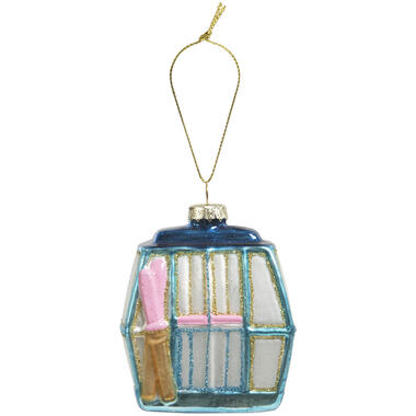 Ornament Gondel Blauw product