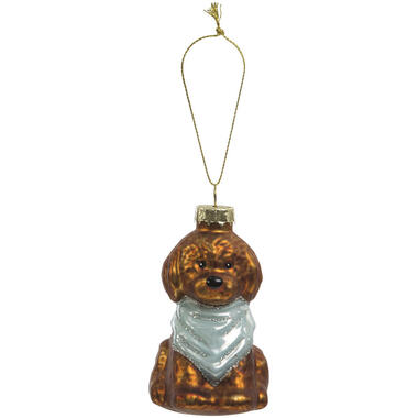 Ornament Poedel Bruin product