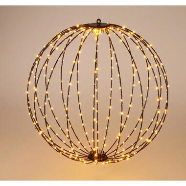 Decoratieve Bal Met LED Verlichting Zwart - ⌀40 cm product