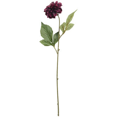 Kunstbloem Dahlia Aubergine product