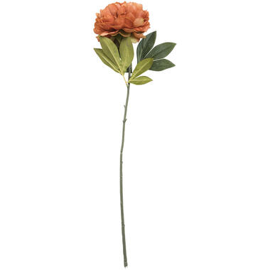 Kunstbloem Pioen Oranje product