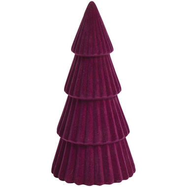 Decoratie Kerstboom Velvet Paars - 22,5 cm product