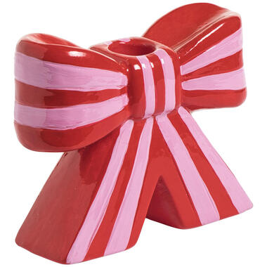 Kandelaar Strik Gestreept Roze/Rood product