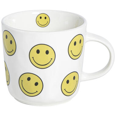 Mok Met Oor Smiley Geel 580ml product