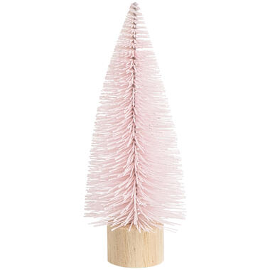 Decoratie Kerstboom Glitter Roze - 20 cm product