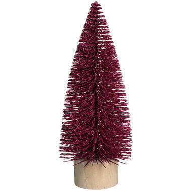 Decoratie Kerstboom Glitter Donkerroze - 20 cm Dr.Roze product