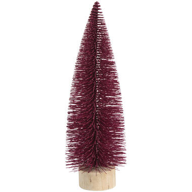 Decoratie Kerstboom Glitter Donkerroze - 30 cm Dr.Roze product