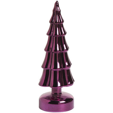 Decoratie Kerstboom Chroom Paars product