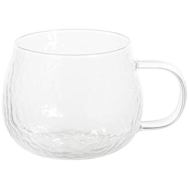 Theeglas Met Oor Hammered Transparant 320ml product