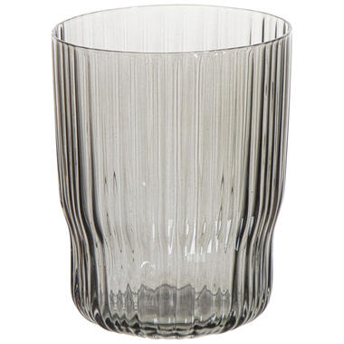 Waterglas Ribbel Smoke 300ml product