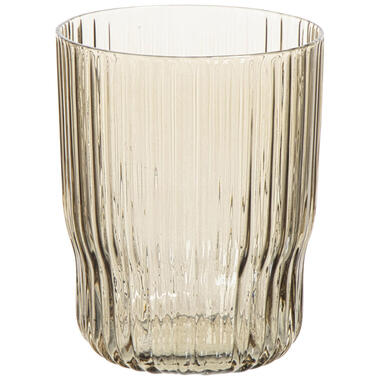 Waterglas Ribbel Bruin 300ml product