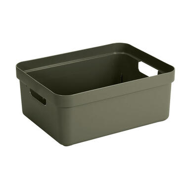 Sigma home box 24 liter - donkergroen - 45,3x35,4x18,3 cm product