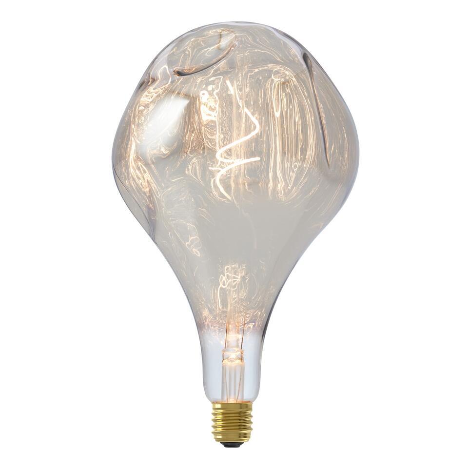LED lamp 16,5x28 cm Zilver E27 Dimbaar