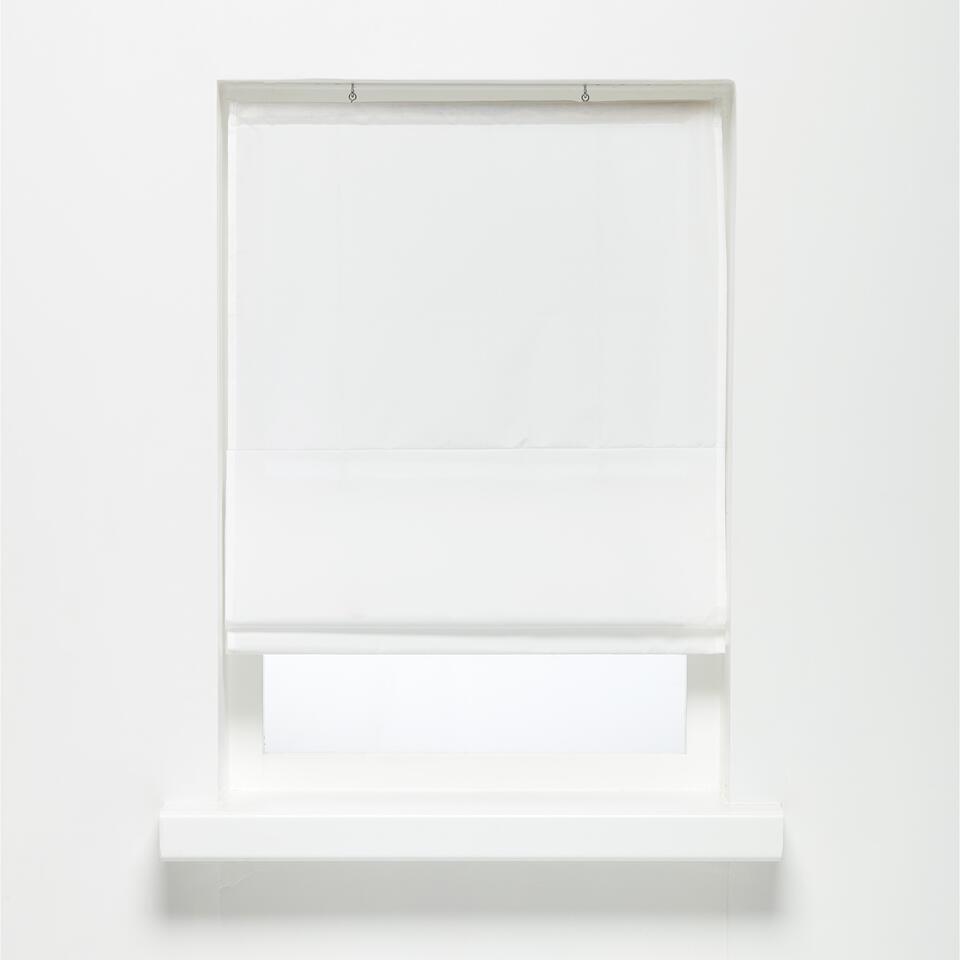 Vouwgordijn Charlot Wit - 120x160 cm